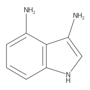 1H-indole-3,4-diamine结构式