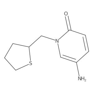 5-Amino-1-[(thiolan-2-yl)methyl]-1,2-dihydropyridin-2-one Structure