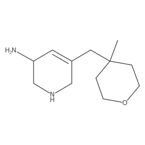 5-[(4-Methyloxan-4-yl)methyl]-1,2,3,6-tetrahydropyridin-3-amine Structure