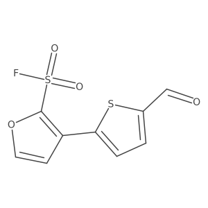 3-(5-Formylthiophen-2-yl)furan-2-sulfonyl fluoride结构式