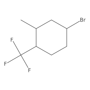 4-Bromo-2-methyl-1-(trifluoromethyl)cyclohexane结构式