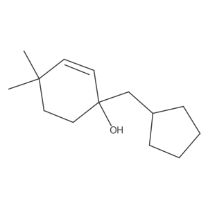 1-(Cyclopentylmethyl)-4,4-dimethylcyclohex-2-en-1-ol Structure