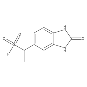 1-(2-oxo-2,3-dihydro-1H-1,3-benzodiazol-5-yl)ethane-1-sulfonyl fluoride结构式