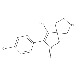 3-(4-Chlorophenyl)-4-hydroxy-1-oxa-7-azaspiro[4.4]non-3-en-2-one结构式