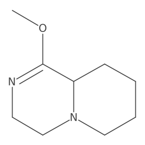 1-methoxy-3H,4H,6H,7H,8H,9H,9aH-pyrido[1,2-a]pyrazine结构式