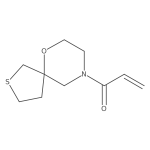 1-(6-Oxa-2-thia-9-azaspiro[4.5]decan-9-yl)prop-2-en-1-one Structure