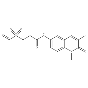 N-(1,3-Dimethyl-2-oxoquinolin-6-yl)-3-ethenylsulfonylpropanamide Structure