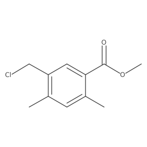 Methyl 5-(chloromethyl)-2,4-dimethylbenzoate结构式