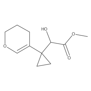methyl 2-[1-(3,4-dihydro-2H-pyran-5-yl)cyclopropyl]-2-hydroxyacetate结构式
