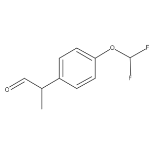 2-[4-(Difluoromethoxy)phenyl]propanal结构式