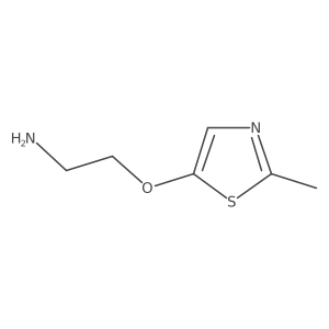 2-[(2-Methyl-1,3-thiazol-5-yl)oxy]ethan-1-amine Structure