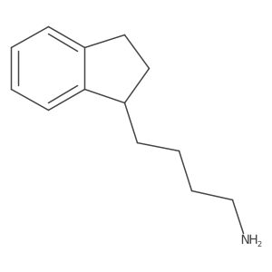 4-(2,3-dihydro-1H-inden-1-yl)butan-1-amine结构式