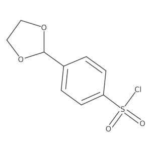 4-(1,3-Dioxolan-2-yl)benzenesulfonyl chloride Structure