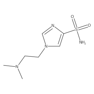 1-[2-(Dimethylamino)ethyl]-1H-imidazole-4-sulfonamide结构式