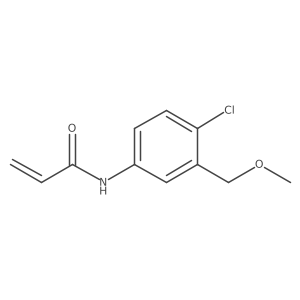 N-[4-Chloro-3-(methoxymethyl)phenyl]prop-2-enamide Structure