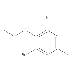 1-Bromo-2-ethoxy-3-fluoro-5-methylbenzene Structure