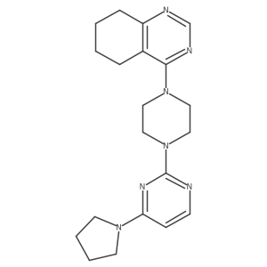 4-{4-[4-(Pyrrolidin-1-yl)pyrimidin-2-yl]piperazin-1-yl}-5,6,7,8-tetrahydroquinazoline Structure
