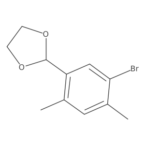 2-(5-Bromo-2,4-dimethylphenyl)-1,3-dioxolane Structure