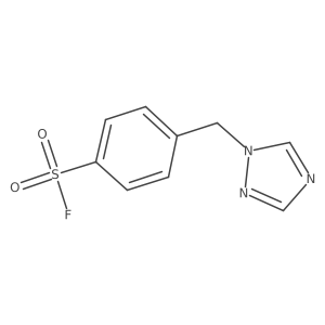 4-[(1H-1,2,4-triazol-1-yl)methyl]benzene-1-sulfonyl fluoride结构式