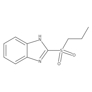 2-(propylsulfonyl)-1H-benzimidazole结构式