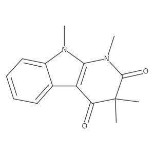 1,3,3,9-Tetramethyl-1H-pyrido[2,3-b]indole-2,4(3H,9H)-dione结构式