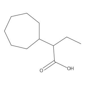 2-Cycloheptylbutanoic acid结构式