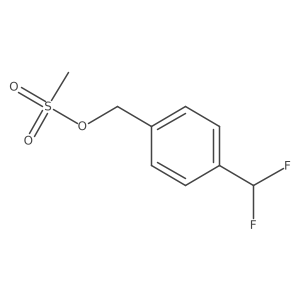 Benzenemethanol, 4-(difluoromethyl)-, 1-methanesulfonate Structure