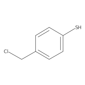 4-(Chloromethyl)benzene-1-thiol结构式
