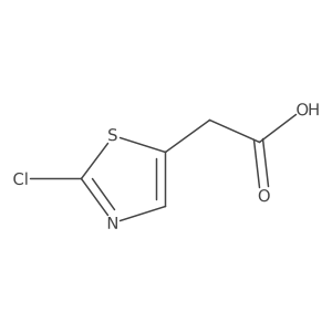 2-(2-Chlorothiazol-5-yl)acetic acid结构式
