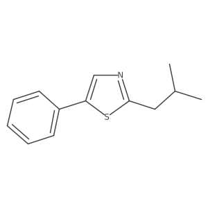 2-Isobutyl-5-phenylthiazole Structure