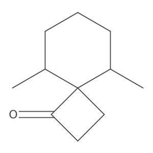 Spiro[3.5]nonan-1-one, 5,9-dimethyl-, (4I+/-,5I+/-,9I(2))- Structure