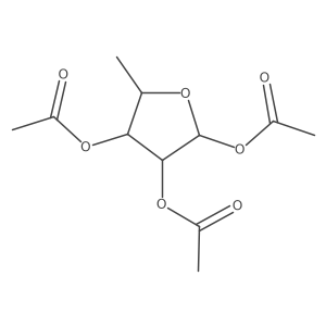 CC(=O)OC1OC(C)C(OC(C)=O)C1OC(C)=O结构式