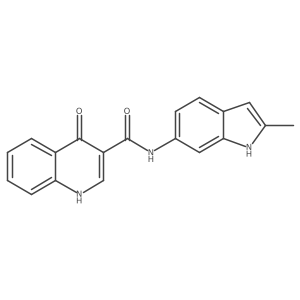 n-(2-Methyl-1h-indol-6-yl)-4-oxo-1h-quinoline-3-carboxamide Structure