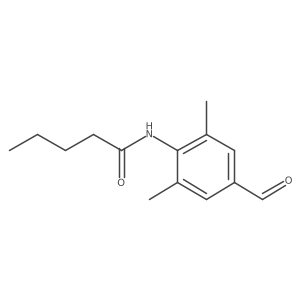 N-(4-Formyl-2,6-dimethylphenyl)pentanamide结构式