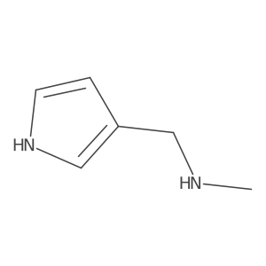 N-methyl-1-(1H-pyrrol-3-yl)methanamine结构式