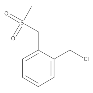 1-Chloromethyl-2-methanesulfonylmethylbenzene结构式
