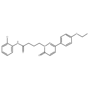 N-(2-chlorophenyl)-4-(3-(4-ethoxyphenyl)-6-oxopyridazin-1(6H)-yl)butanamide Structure