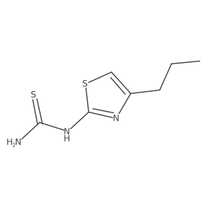 (4-propylthiazol-2-yl)thiourea Structure