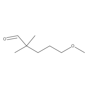 5-Methoxy-2,2-dimethylpentanal结构式