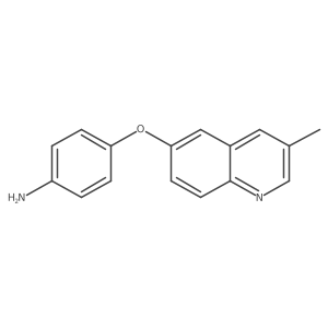 4-[(3-Methyl-6-quinolinyl)oxy]benzenamine结构式