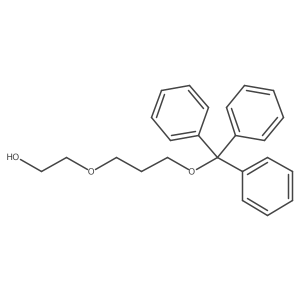 2-(3-Trityloxypropyloxy)-ethanol Structure