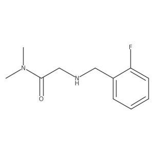 2-{[(2-Fluorophenyl)methyl]amino}-N,N-dimethylacetamide结构式
