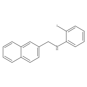 N-(2-Iodophenyl)-2-naphthalenemethanamine Structure