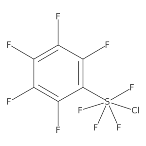(OC-6-32)-Chlorotetrafluoro(2,3,4,5,6-pentafluorophenyl)sulfur Structure