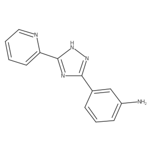 3-(5-(pyridin-2-yl)-1H-1,2,4-triazol-3-yl)aniline Structure