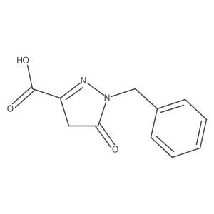 1-benzyl-5-oxo-4,5-dihydro-1H-pyrazole-3-carboxylic acid Structure