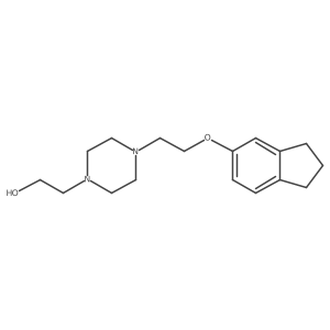 2-{4-[2-(2,3-dihydro-1H-inden-5-yloxy)ethyl]-1-piperazinyl}ethanol Structure