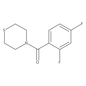 4-(2,4-Difluorobenzoyl)thiomorpholine结构式