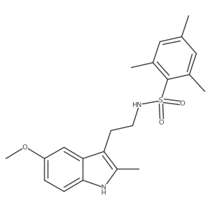 [2-(5-Methoxy-2-methylindol-3-yl)ethyl][(2,4,6-trimethylphenyl)sulfonyl]amine Structure