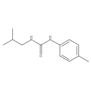 1-(4-Iodophenyl)-3-isobutylurea结构式